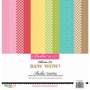 Bella BLVD 12X12 Bella Besties Kit, Bow Wow