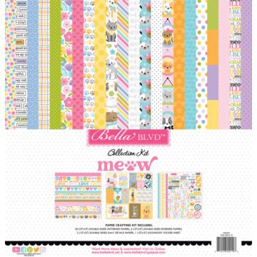Bella BLVD 12X12 Collection Kit, Meow
