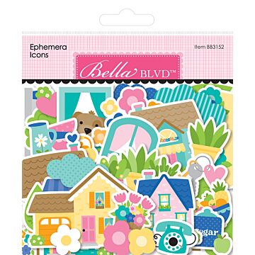 Bella BLVD Ephemera Icons, Love Grows Here
