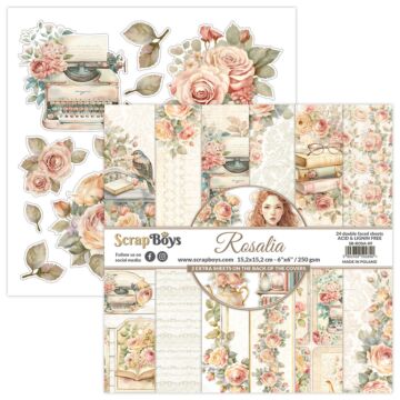 ScrapBoys 6X6 Paper Pad, Rosalia