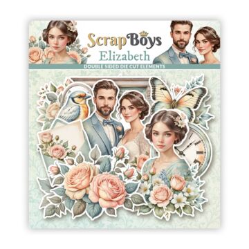ScrapBoys Double-sided Die Cut Elements, Elizabeth