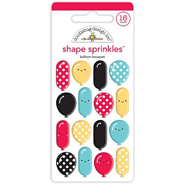 Doodlebug Design Shape Sprinkles, Fun at the Park - Balloon Bouquet