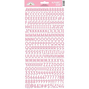 Doodlebug Alphabet Soup Puffy Stickers-Cupcake