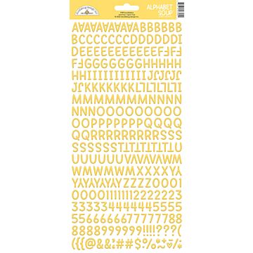 Doodlebug Alphabet Soup Puffy Stickers-Bumblebee