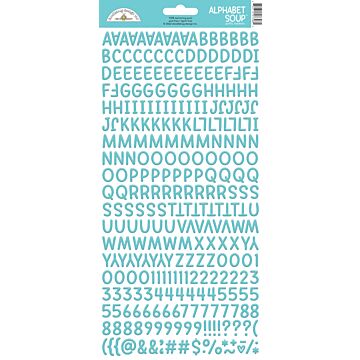 Doodlebug Alphabet Soup Puffy Stickers-Swimming Pool