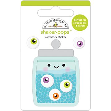 Doodlebug Shaker-pops Cardstock Sticker, Happy Haunting - Eye Candy