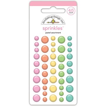 Doodlebug Designs Sprinkles, Pastel Assortment