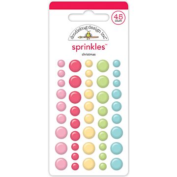 Doodlebug Sprinkles, Christmas Assortment
