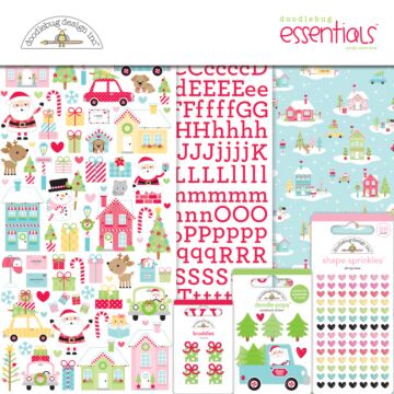 Doodlebug Essentials Kit, Candy Cane Lane