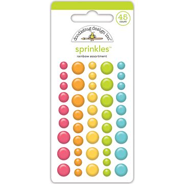 Doodlebug Sprinkles, Rainbow Assortment