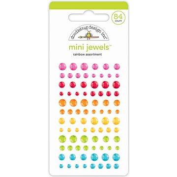 Doodlebug Mini Jewels, Rainbow Assortment
