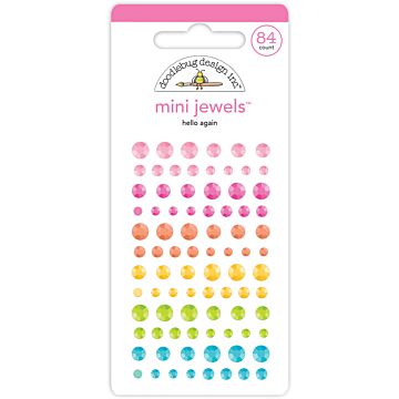 Doodlebug Design Mini Jewels, Hello Again Assortment