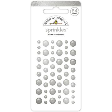 Doodlebug Design Sprinkles, Silver
