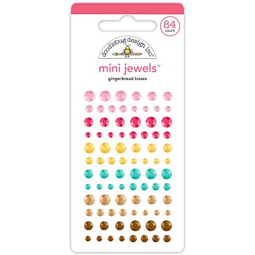Doodlebug Design Mini Jewels, Gingerbread Kisses