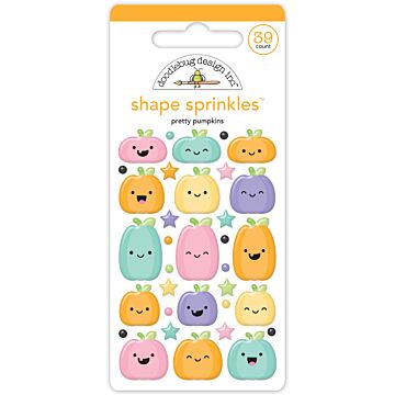 Doodlebug Design Shape Sprinkles, Pretty Pumpkins