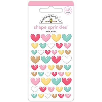 Doodlebug Design Shape Sprinkles, Warm Wishes
