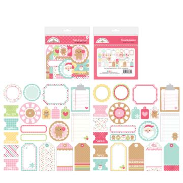 Doodlebug Design Bits & Pieces, Gingerbread Kisses