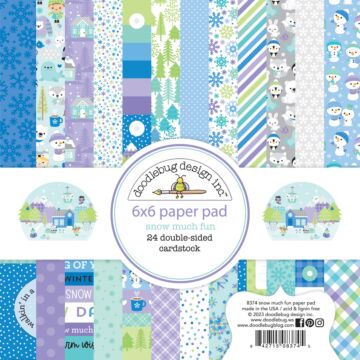 Doodlebug Designs 6X6 Paper Pad, Snow Much Fun
