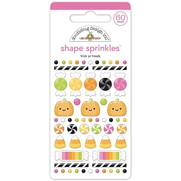 Doodlebug Design Shape Sprinkles, Trick Or Treats