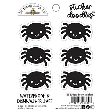 Doodlebug Design Sticker Doodles, Itsy Bitsy Spiders