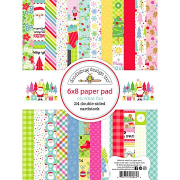 Doodlebug Design 6X8 Paper Pad, Oh What Fun