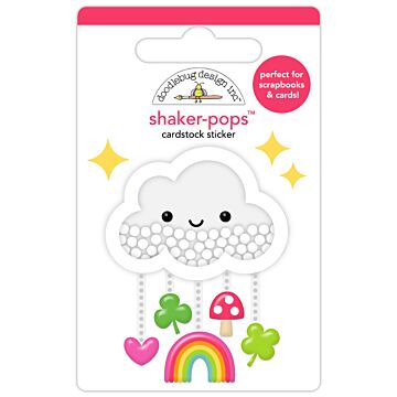 Shaker-pops Cardstock Sticker, Lucky Charm