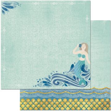 Bo Bunny - Down By The Sea Collection - Fantasy 12x12