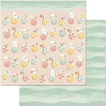 Bo Bunny - Weekend Adventures Collection - Beachy 12"x12"