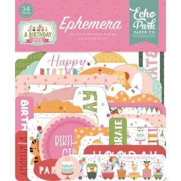 Echo Park A Birthday Wish Girl Ephemera