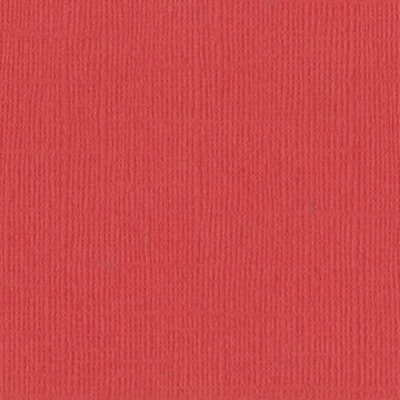 Bazzill 12x12 Mono Cardstock, Flamingo (Canvas)