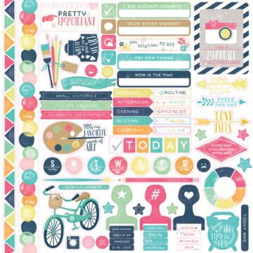 Echo Park - Creative Agenda Element Sticker
