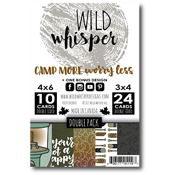 Wild Whisper - CAMP MORE, WORRY LESS - DOUBLE CARD PACK