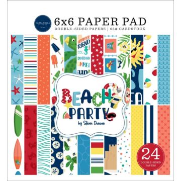 Carta Bella BEACH PARTY 6X6 PAPER PAD