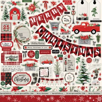 Carta Bella CHRISTMAS MARKET ELEMENT STICKER