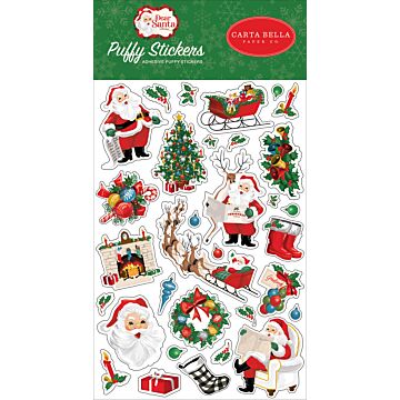 Carta Bella - Dear Santa Puffy Stickers