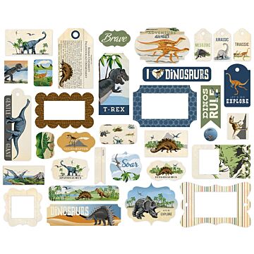 Carta Bella DINOSAURS FRAMES & TAGS