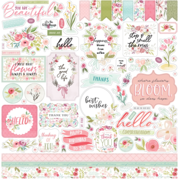 Carta Bella FLORA NO. 3 ELEMENT STICKER