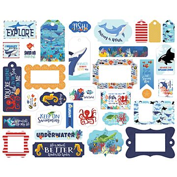 Carta Bella Fish Are Friends Frames & Tags