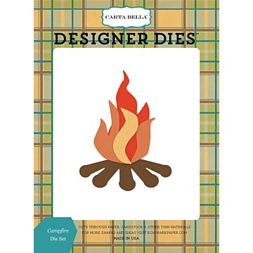 Carta Bella - Designer Dies - Campfire Die Set