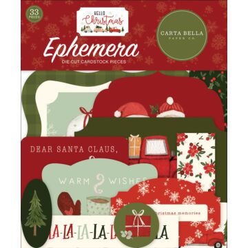 Echo Park - Hello Christmas Ephemera