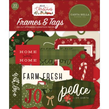 Echo Park - Hello Christmas Frames & Tags