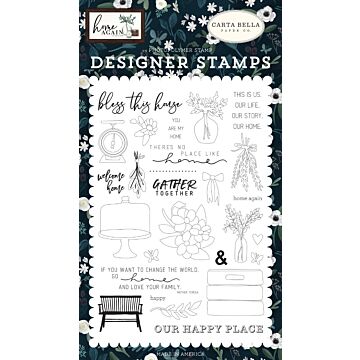 Carta Bella Home Again: Gather Together Stamp Set