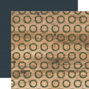 Carta Bella - 12"x12" Double-Sided Patterned Paper - Let it Snow - Winter Wreaths