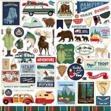 Carta Bella Outdoor Adventures Element Sticker