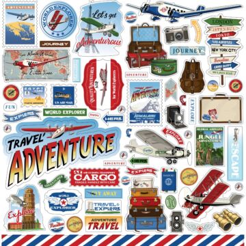 Carta Bella Our Travel Adventure Element Sticker