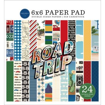 Carta Bella ROAD TRIP 6X6 PAPER PAD