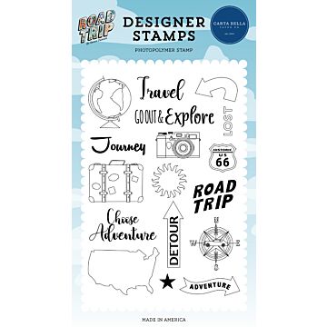 Carta Bella Road Trip: Lost Stamp Set