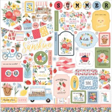Carta Bella Summer Element Sticker