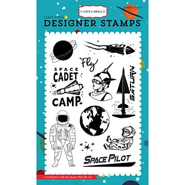Carta Bella Space Pilot 4x6 Stamp