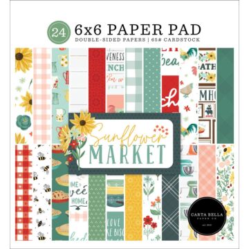 Carta Bella SUNFLOWER MARKET 6X6 PAPER PAD